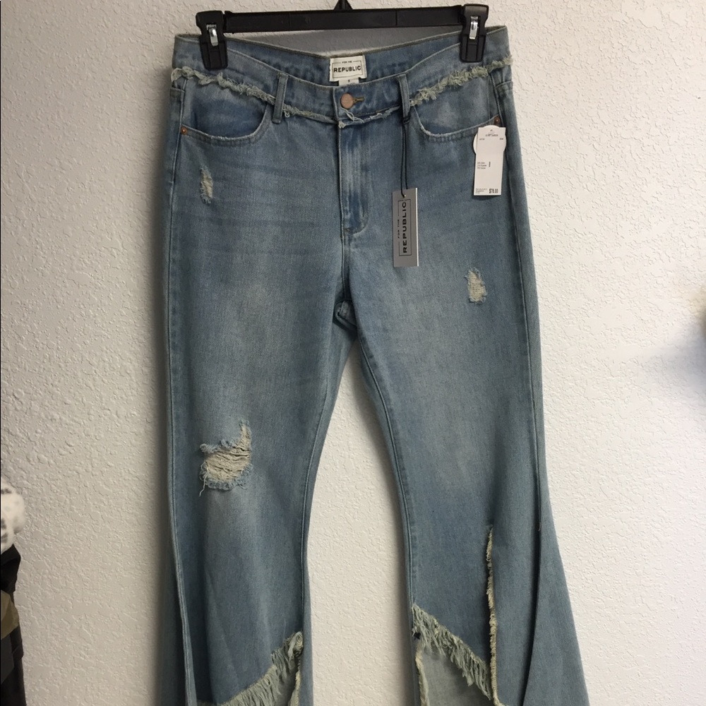 For the Republic Distressed Jeans